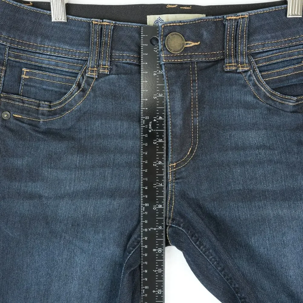 Democracy Jeans Womens 6 (31x29.5) Dark Wash Stretch Denim Skinny‎ Ab Technology